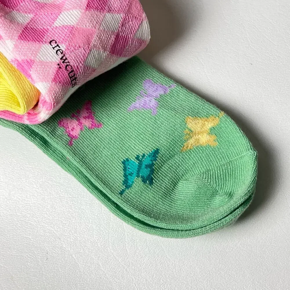Crewcuts Multi-pack  Summer Style Socks  Sz M  NWT